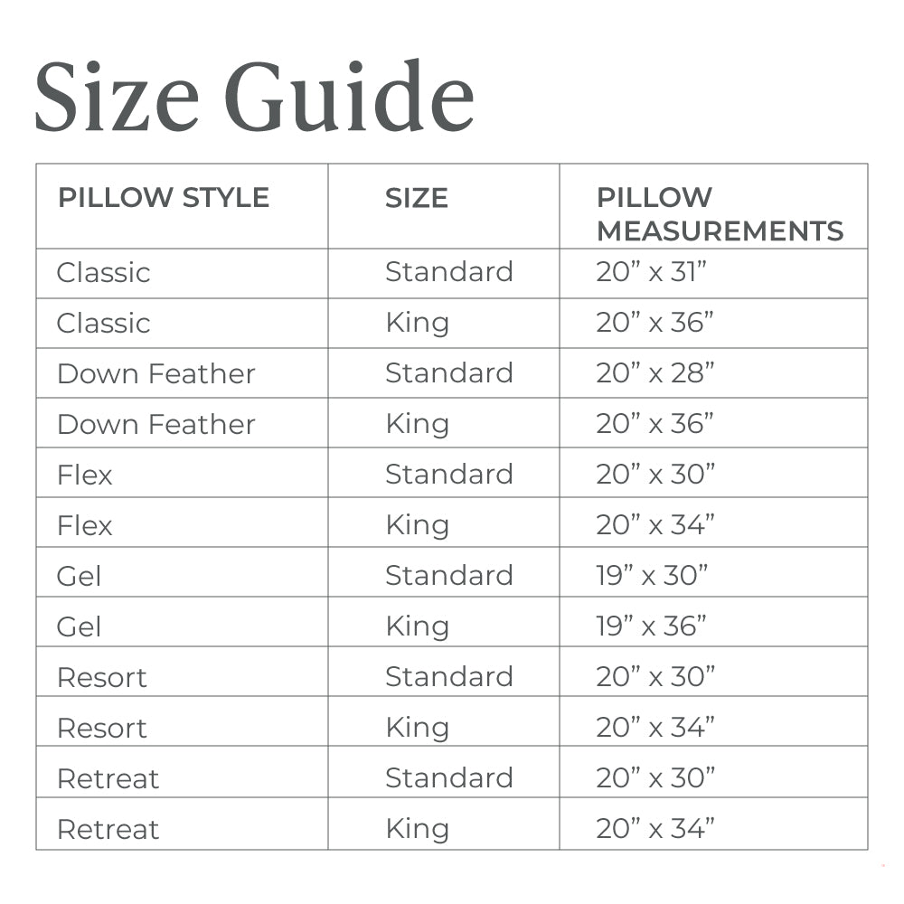 Cariloha Down Feather Pillow