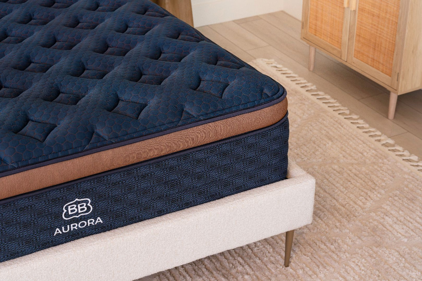 Aurora Luxe Firm Cooling Cloud Pillow Top by Brooklyn Bedding