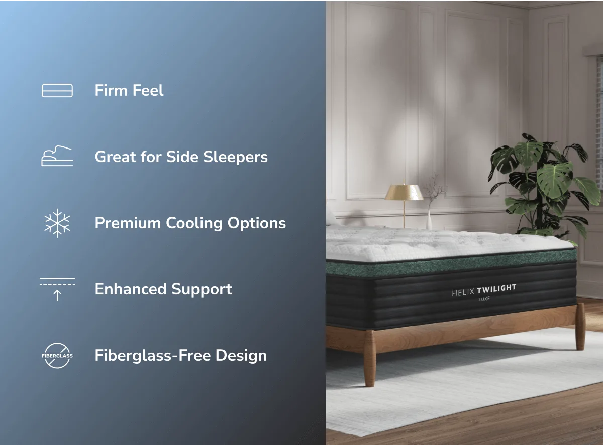 Helix Twilight Luxe Hybrid Mattress