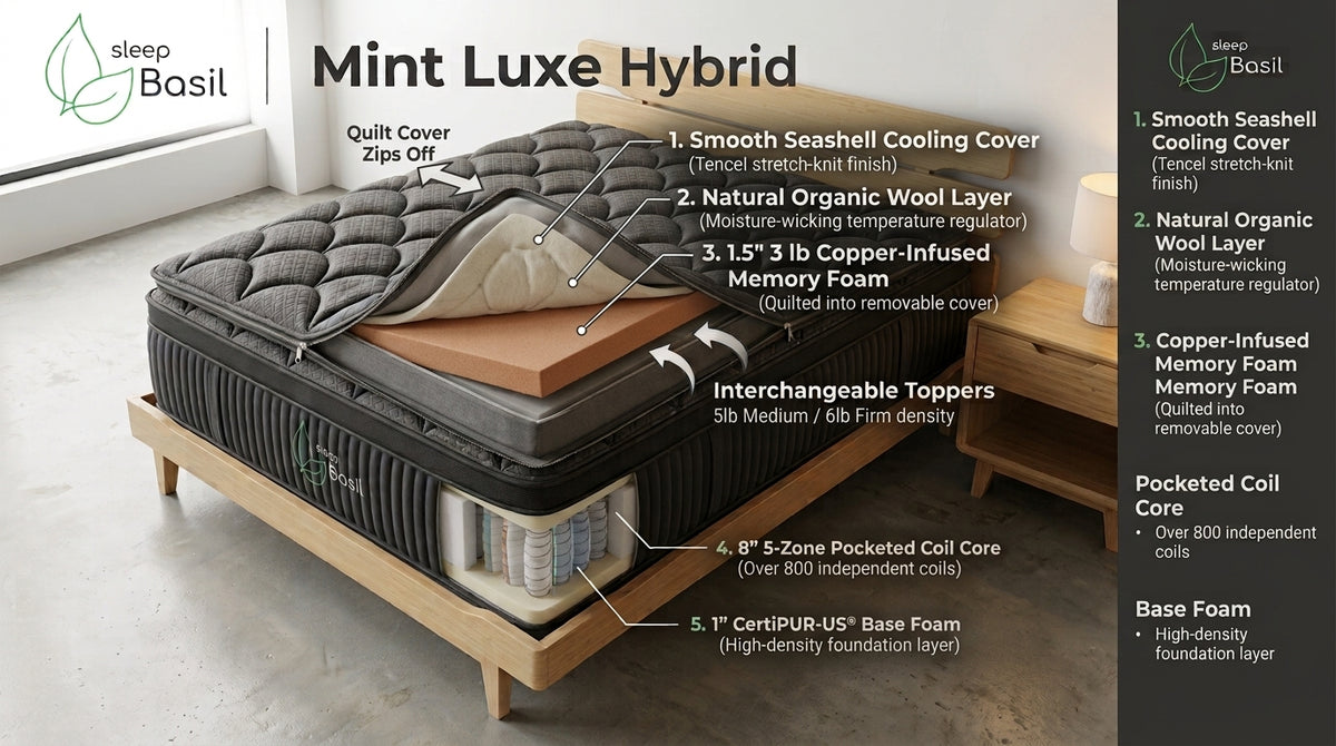 Mint Luxe Hybrid Mattress