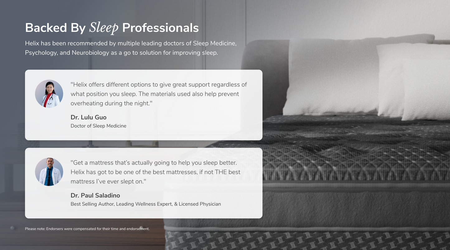 Helix Midnight Luxe Hybrid Mattress